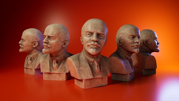 3D sculpture lenin model