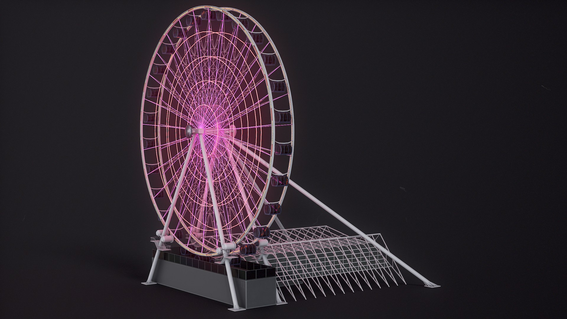 Rigged Ferris Wheel - American Dream PBR 3D model https://p.turbosquid.com/ts-thumb/7U/36O1La/HA/r_viewport_015/png/1688466682/1920x1080/fit_q87/e6fa57410c3b2f03766c9543d1a9479be1a6fa7e/r_viewport_015.jpg