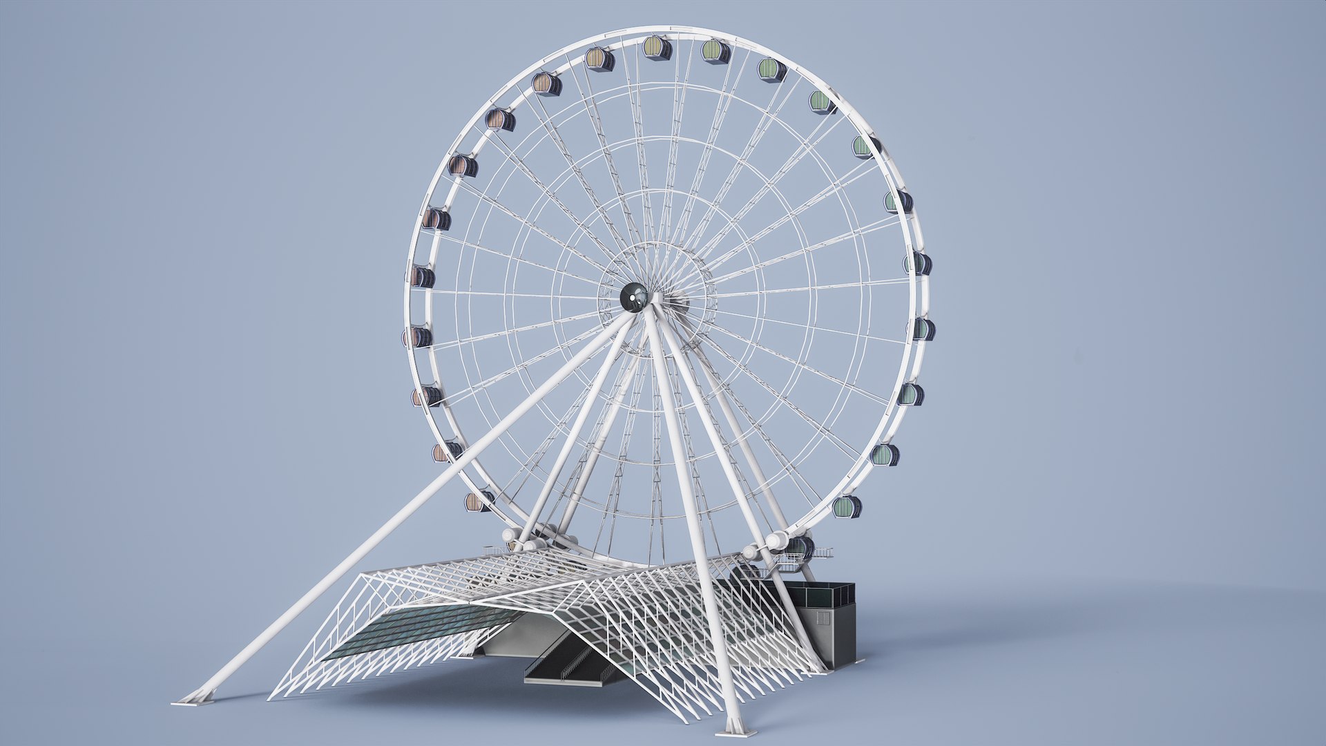 Rigged Ferris Wheel - American Dream PBR 3D model https://p.turbosquid.com/ts-thumb/7U/36O1La/Ii/r_viewport_005/png/1688466665/1920x1080/fit_q87/f0293b7fdb17efb23b4f39b32ee47356ff3b9390/r_viewport_005.jpg