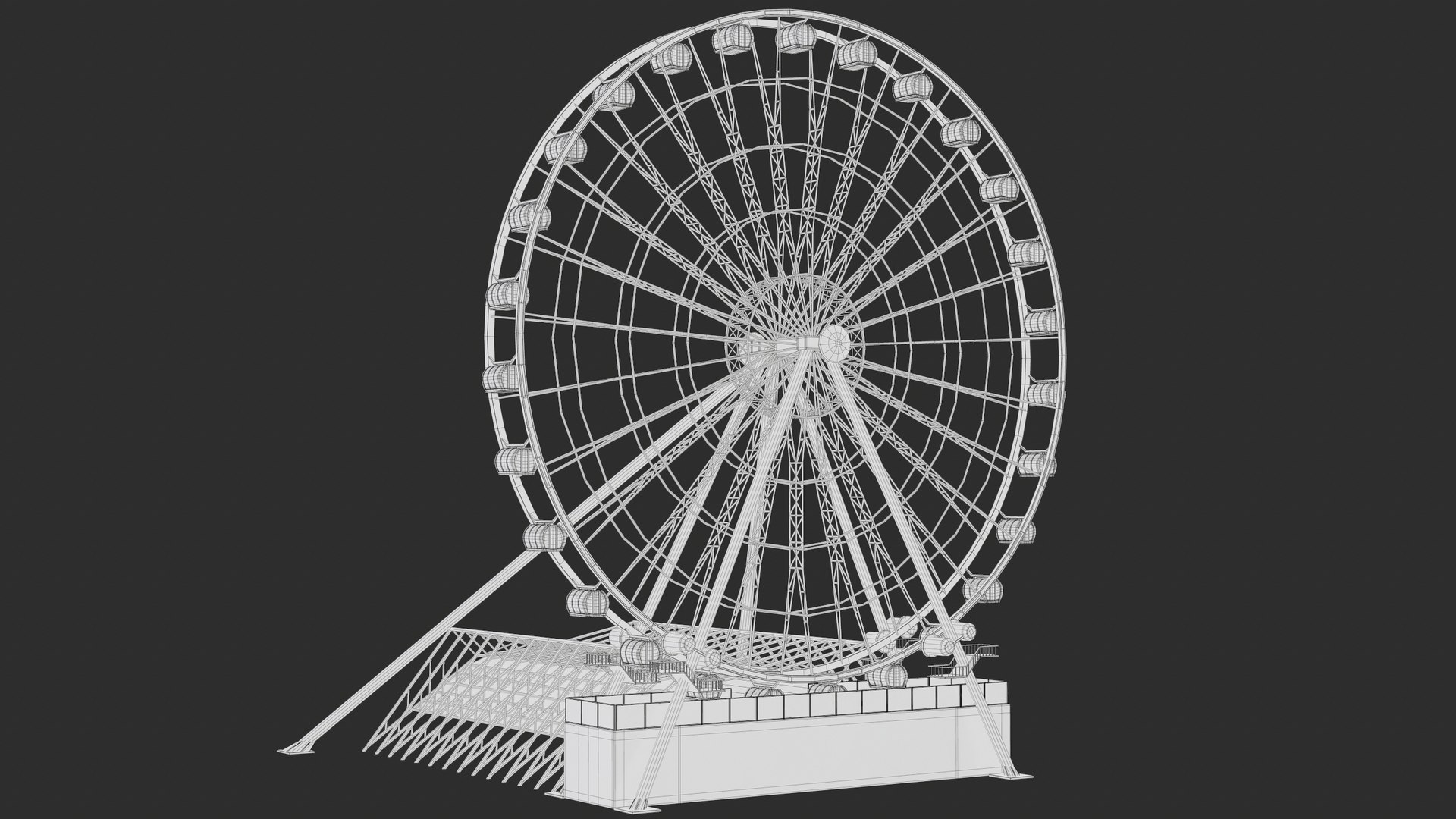 Rigged Ferris Wheel - American Dream PBR 3D model https://p.turbosquid.com/ts-thumb/7U/36O1La/X4/screenshot007/png/1688466710/1920x1080/fit_q87/a612276169c6751a2c768072faac1d0c361c4f71/screenshot007.jpg