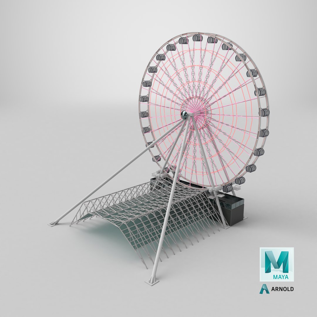 Rigged Ferris Wheel - American Dream PBR 3D model https://p.turbosquid.com/ts-thumb/7U/36O1La/dz/stemcell_maya_arnold_render/png/1725534123/1920x1080/fit_q87/9a60d1ff757d3034ea526fa3516c940629acc250/stemcell_maya_arnold_render.jpg