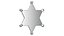 Sheriff Star Gold or Silver
