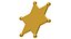 Sheriff Star Gold or Silver