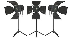 hd studio light 3d model