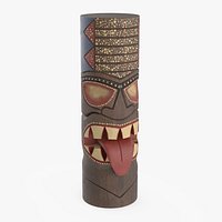 Polynesian Tiki Totem Statue