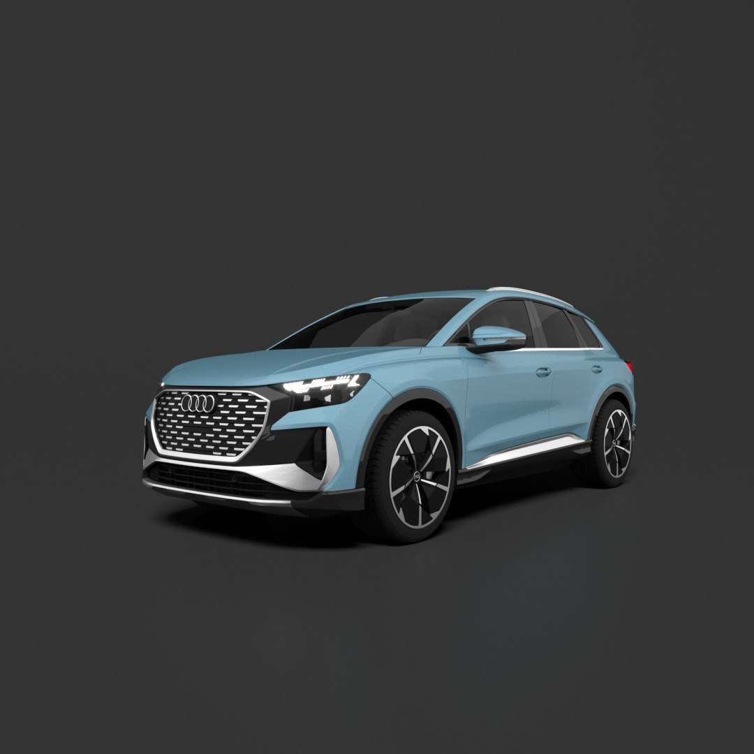 Audi Q4 e-tron 3D model https://p.turbosquid.com/ts-thumb/7U/Su6Tq9/YW/1/jpg/1755255363/1920x1080/fit_q87/c1d1297299ac0c32b3f71facc5b259fcab88f535/1.jpg