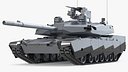 Abrams X Tank Grey Rigged