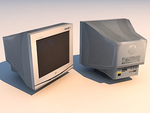 3ds max crt monitor
