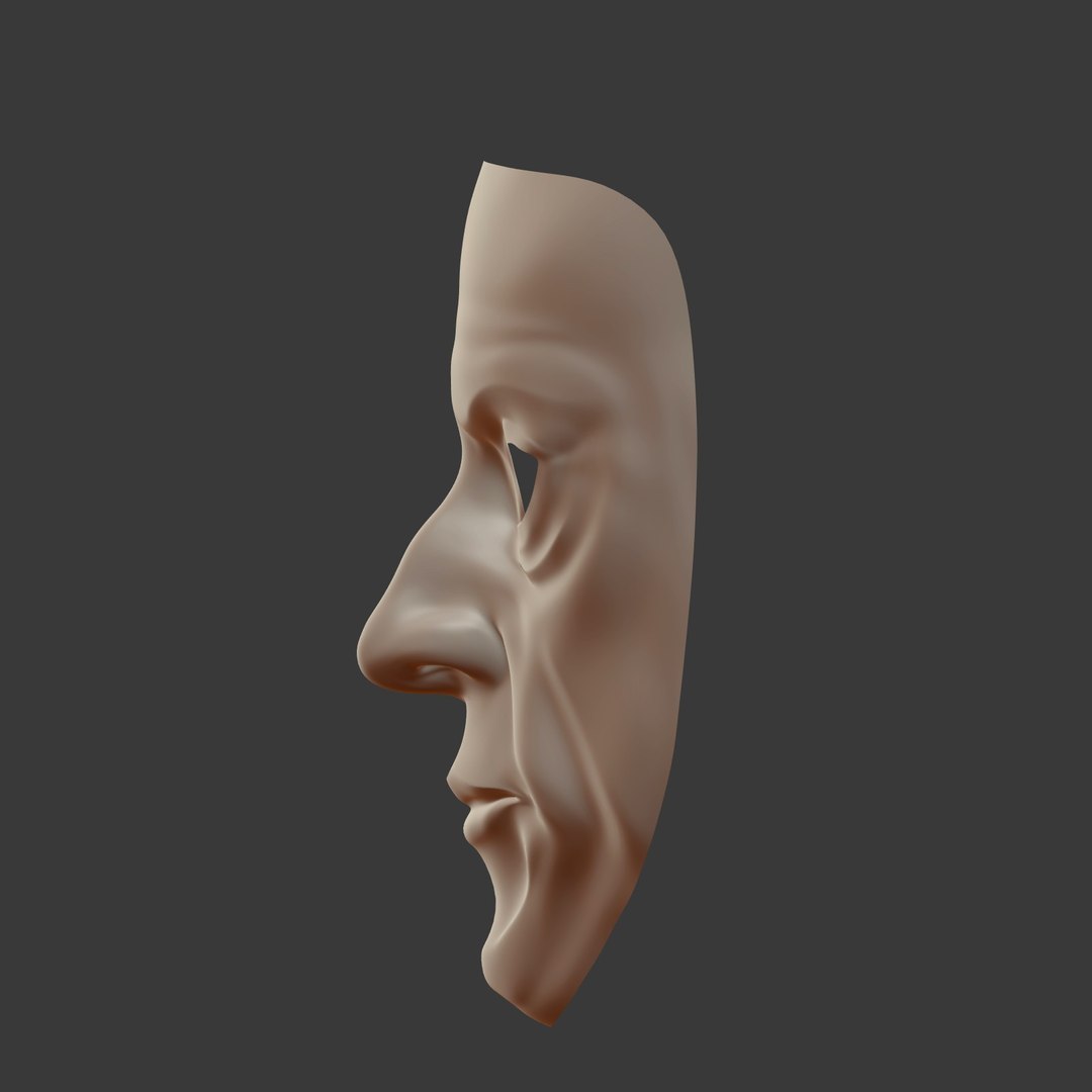 3d Model Anonymous Mask