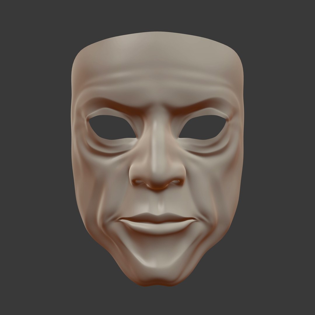 3d Model Anonymous Mask