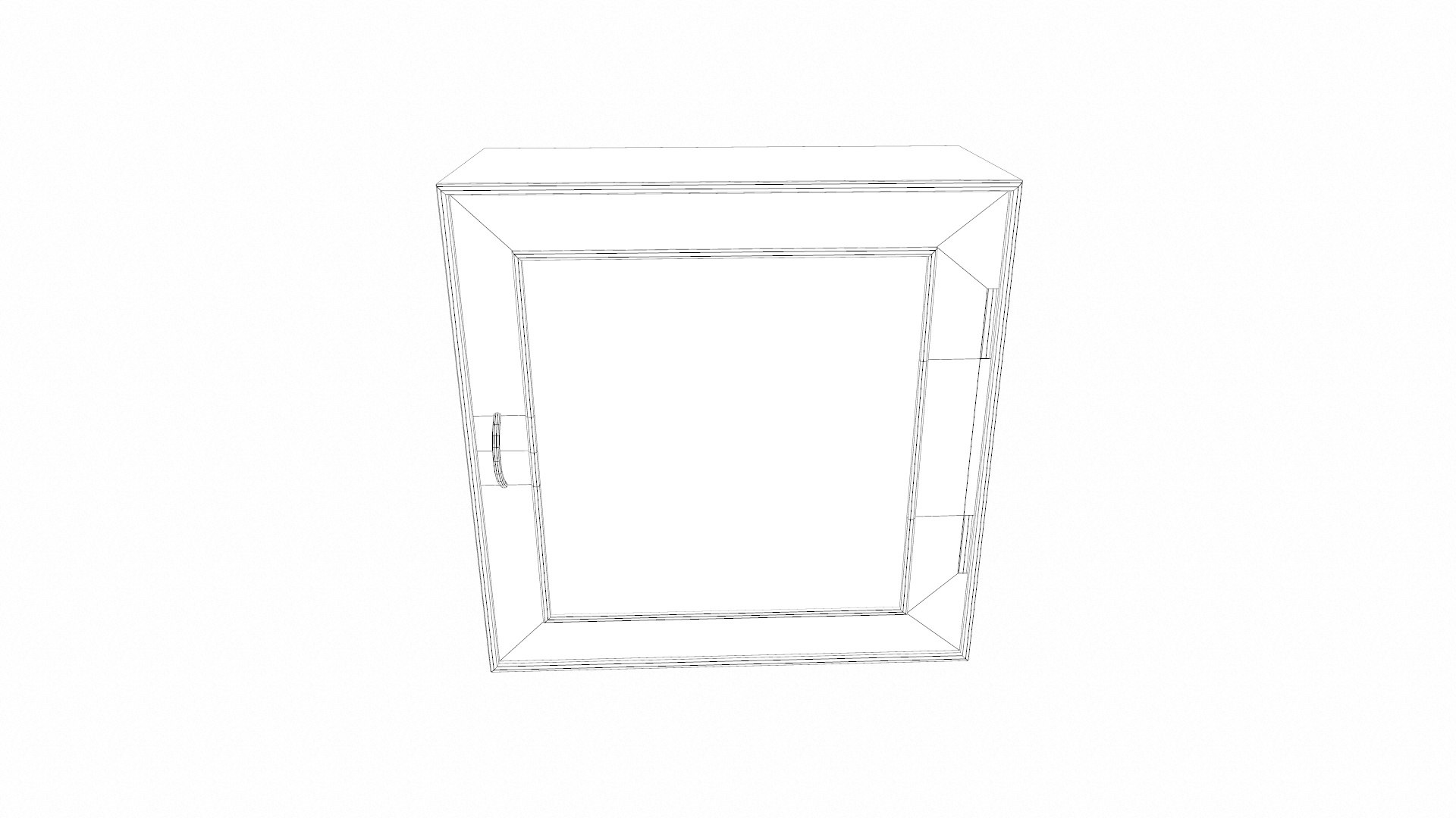 3D Wooden Cabinet Box - TurboSquid 2342600