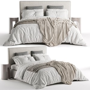 Bed Meridiani Stone Plus (Corona+Vray)