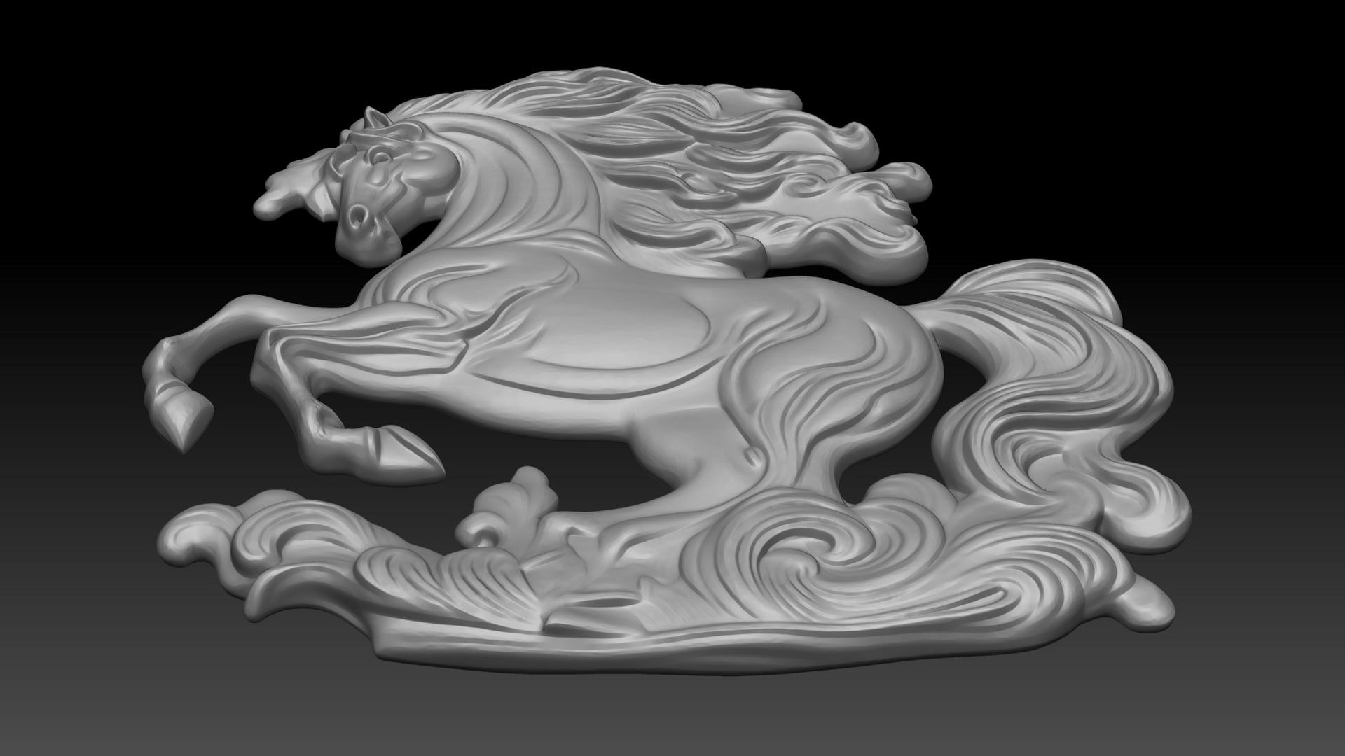 Horse Bas Relief 240510 16 3D Print Model 3D Model - TurboSquid 2293748