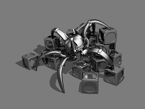 robot spider 3d model