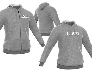 Hoodie Mockup 3D model