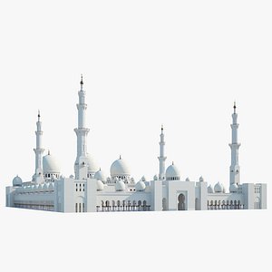 sheikh zayed mosque 3D