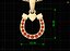 Pendentif fer à cheval