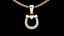 Pendentif fer à cheval