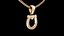 Pendentif fer à cheval