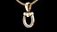 Pendentif fer à cheval