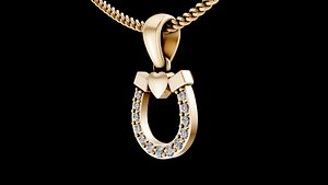 Horse shoe pendant