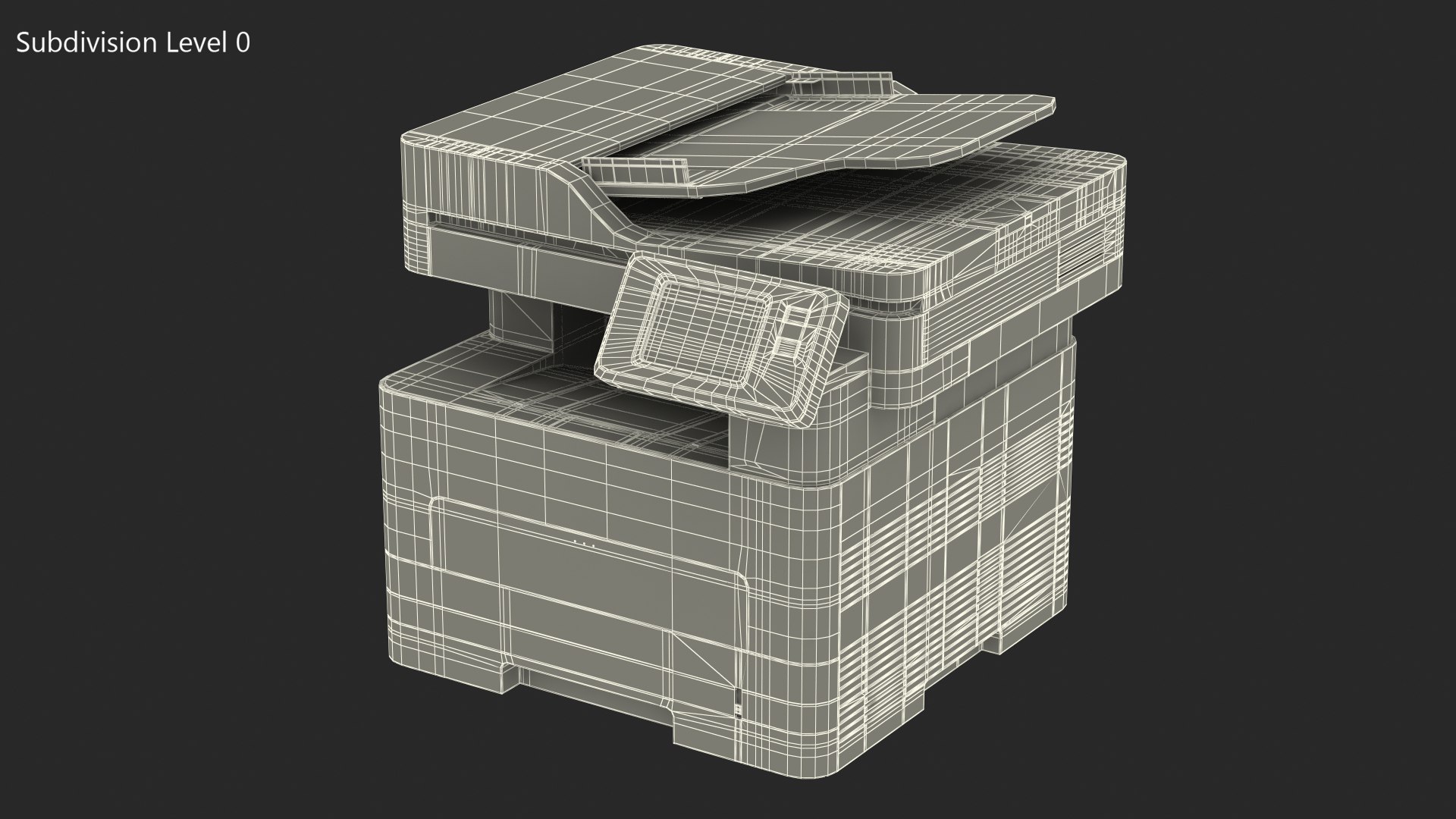 3D Multifunction Laser Printer Power ON TurboSquid 1855698