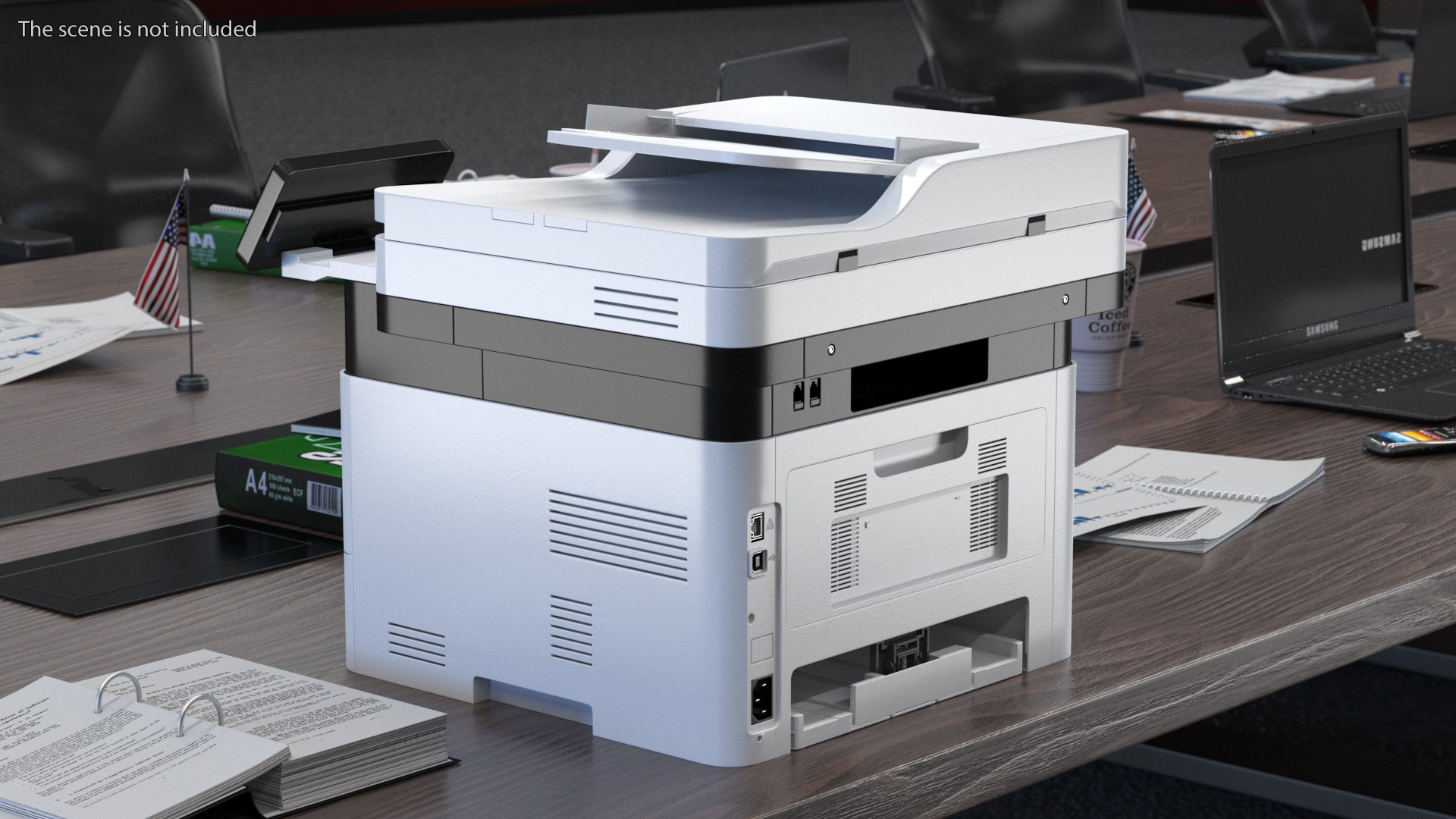 3D Multifunction Laser Printer Power ON TurboSquid 1855698