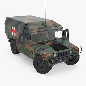 max mini ambulance military car
