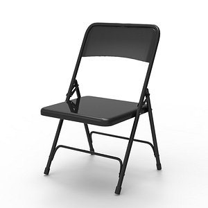 metal folding chair 3d max
