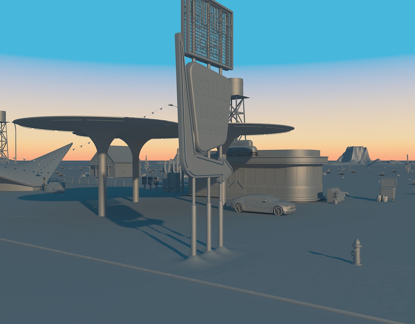 3D scene gas station diner model https://p.turbosquid.com/ts-thumb/7V/8BEK0H/LOe86zIF/wires0019/jpg/1558007981/1920x1080/fit_q87/479e198f23f218e75338f732c1458a274f2b0280/wires0019.jpg