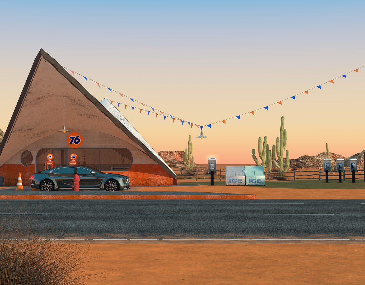 3D scene gas station diner model https://p.turbosquid.com/ts-thumb/7V/8BEK0H/VAvTh9BV/gasstationss0011/jpg/1558007980/1920x1080/fit_q87/2a5d06d908fc87d0170ae33367b7449ac1806a30/gasstationss0011.jpg