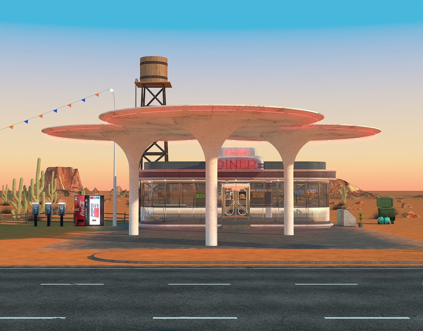 3D scene gas station diner model https://p.turbosquid.com/ts-thumb/7V/8BEK0H/VzWDAXtg/gasstationss0015/jpg/1558007980/1920x1080/fit_q87/bdaaedb4a76c923d0c5d1beb51982bb652afc48c/gasstationss0015.jpg