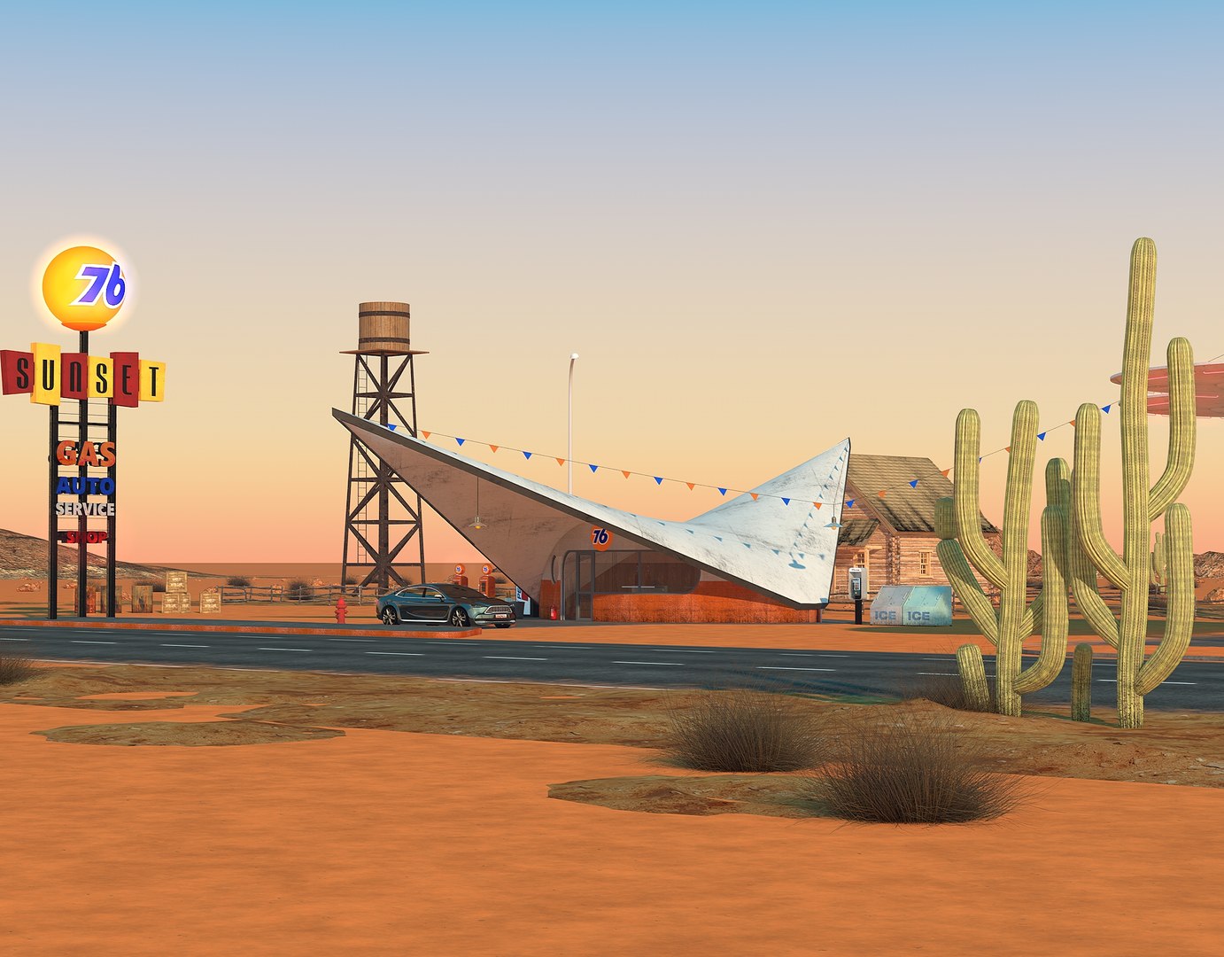 3D scene gas station diner model https://p.turbosquid.com/ts-thumb/7V/8BEK0H/ky6jM04Y/gasstationss0012/jpg/1558007980/1920x1080/fit_q87/d638789ddebc56ab37b794a9b1dac9a006eeb13c/gasstationss0012.jpg