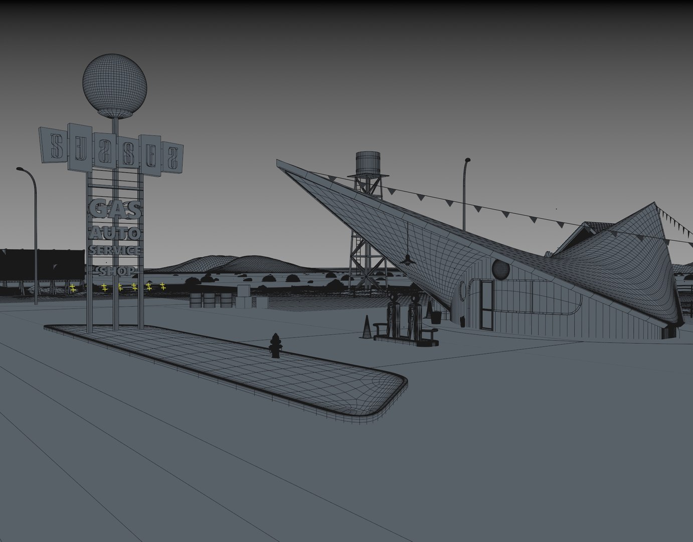 3D scene gas station diner model https://p.turbosquid.com/ts-thumb/7V/8BEK0H/mGj9ujgm/wires0005/jpg/1558007980/1920x1080/fit_q87/88c171b6df861fffb0f61c7caa57d98875a41156/wires0005.jpg