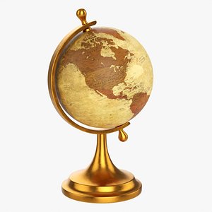 Vintage decorative table globe