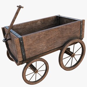 Wooden Cart02 PBR Unity UE Textures