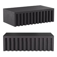 MIKOS BLACK OUTDOOR COFFEE TABLE