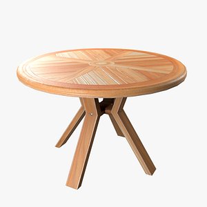 Light wooden table