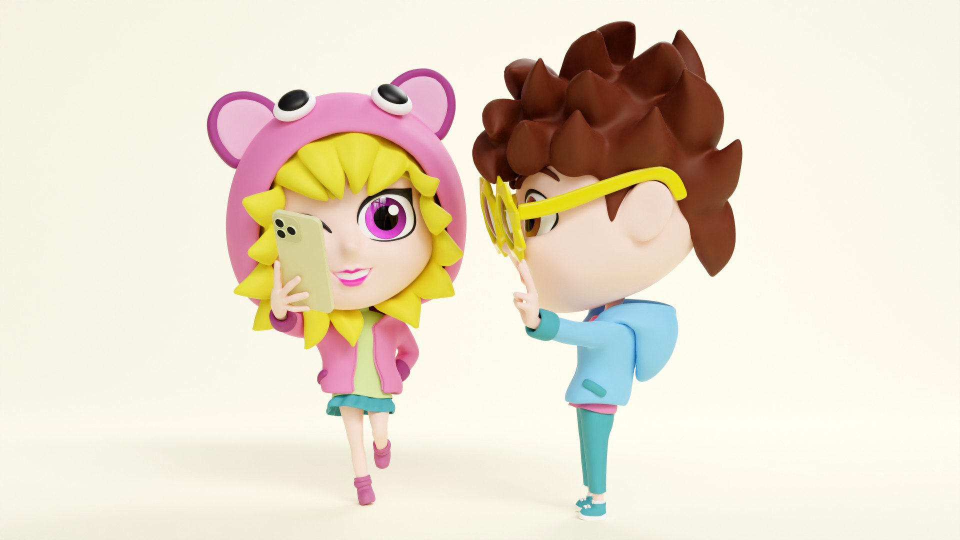 3D Boy Girl Mascot 001 model https://p.turbosquid.com/ts-thumb/7V/MJACNm/hR/boygirlmascot00102/jpg/1715476835/1920x1080/fit_q87/6799f65a5b688e39a2484872b3eb4d9b90d65e0c/boygirlmascot00102.jpg