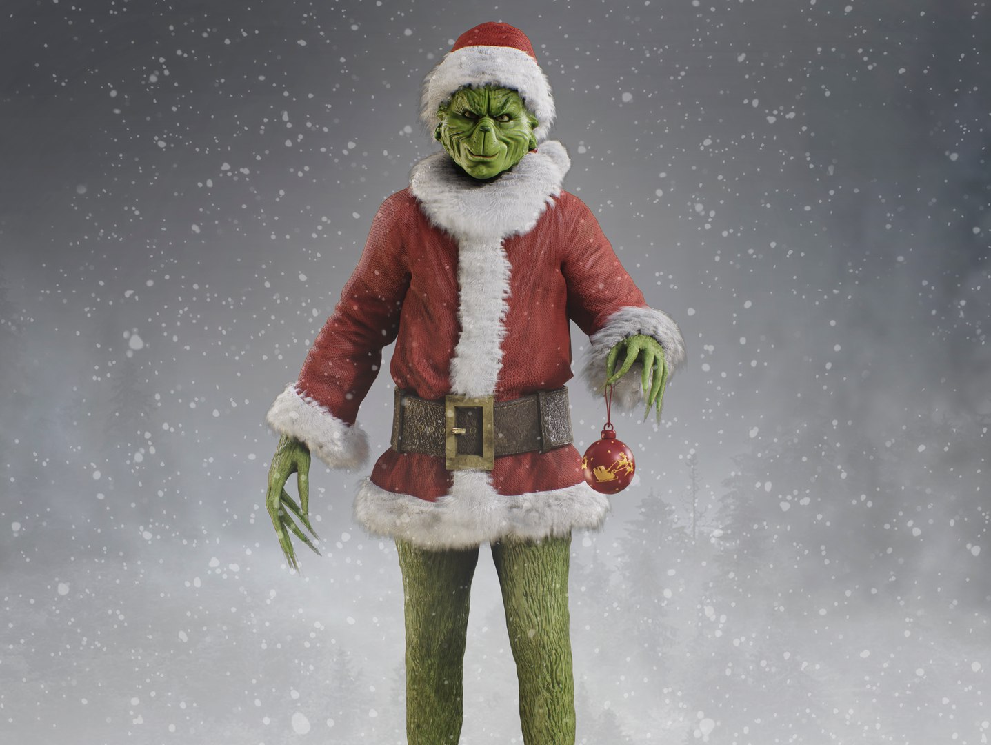 The Grinch 3D Model - TurboSquid 2428795