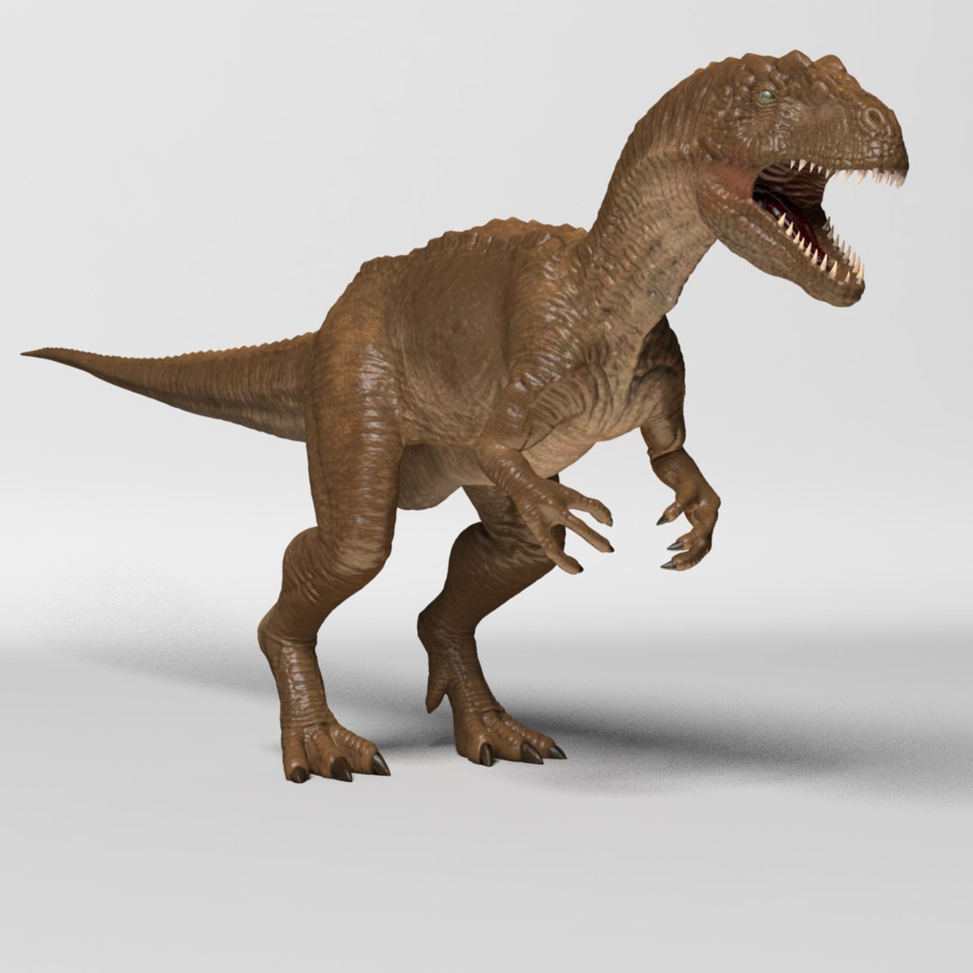 3d Allosaurus Fragilis Dinosaur