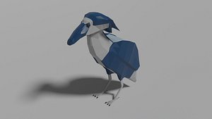 Cartoon Boat-billed Heron