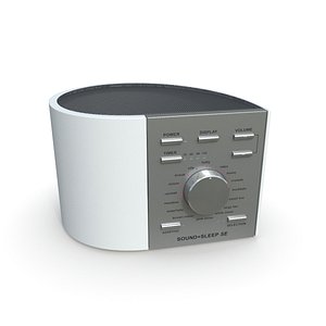 White Noise Sound Machine PBR 3D model