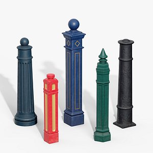 Bollards Cast Iron Pack