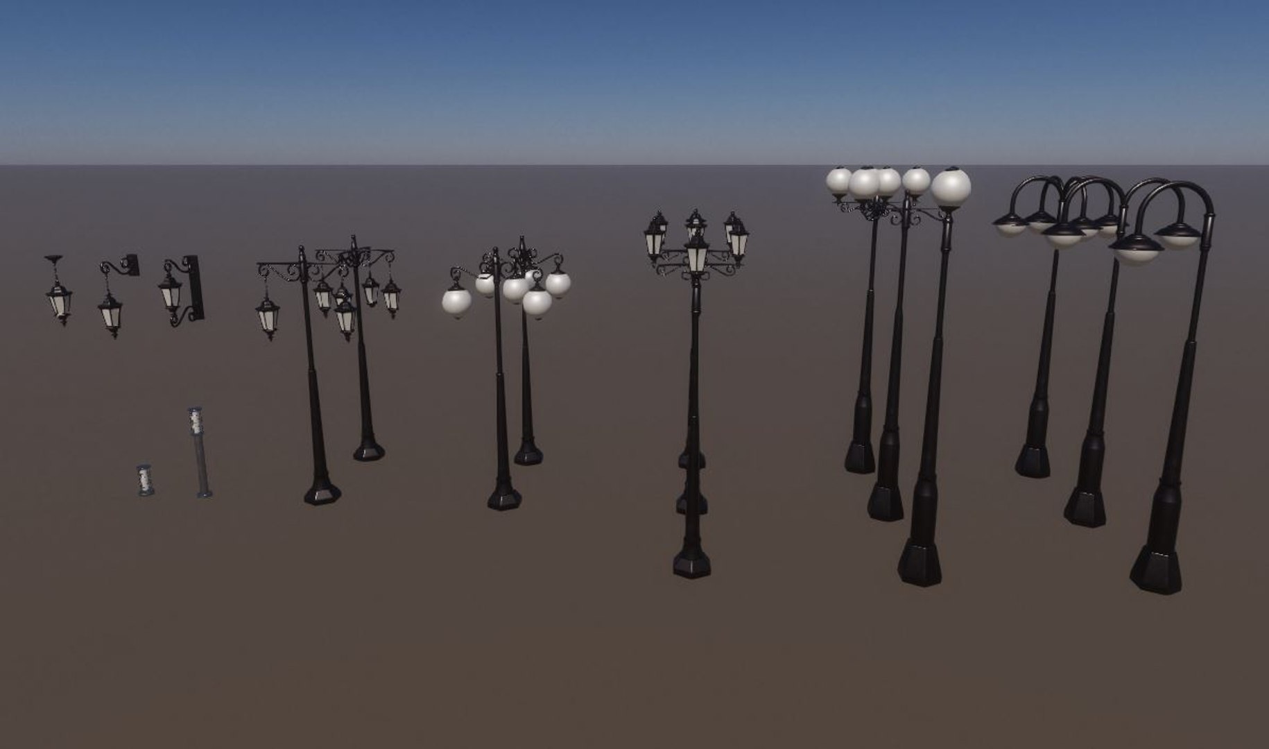 Street Lights 3D Model - TurboSquid 1785858