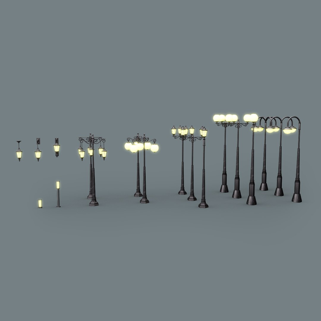 Street Lights 3D Model - TurboSquid 1785858