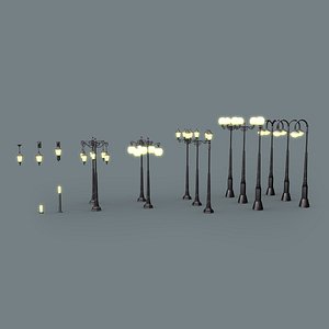 Street Lights 3D model