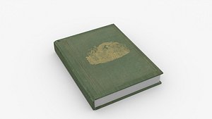 3D Book Rigged and Animated model