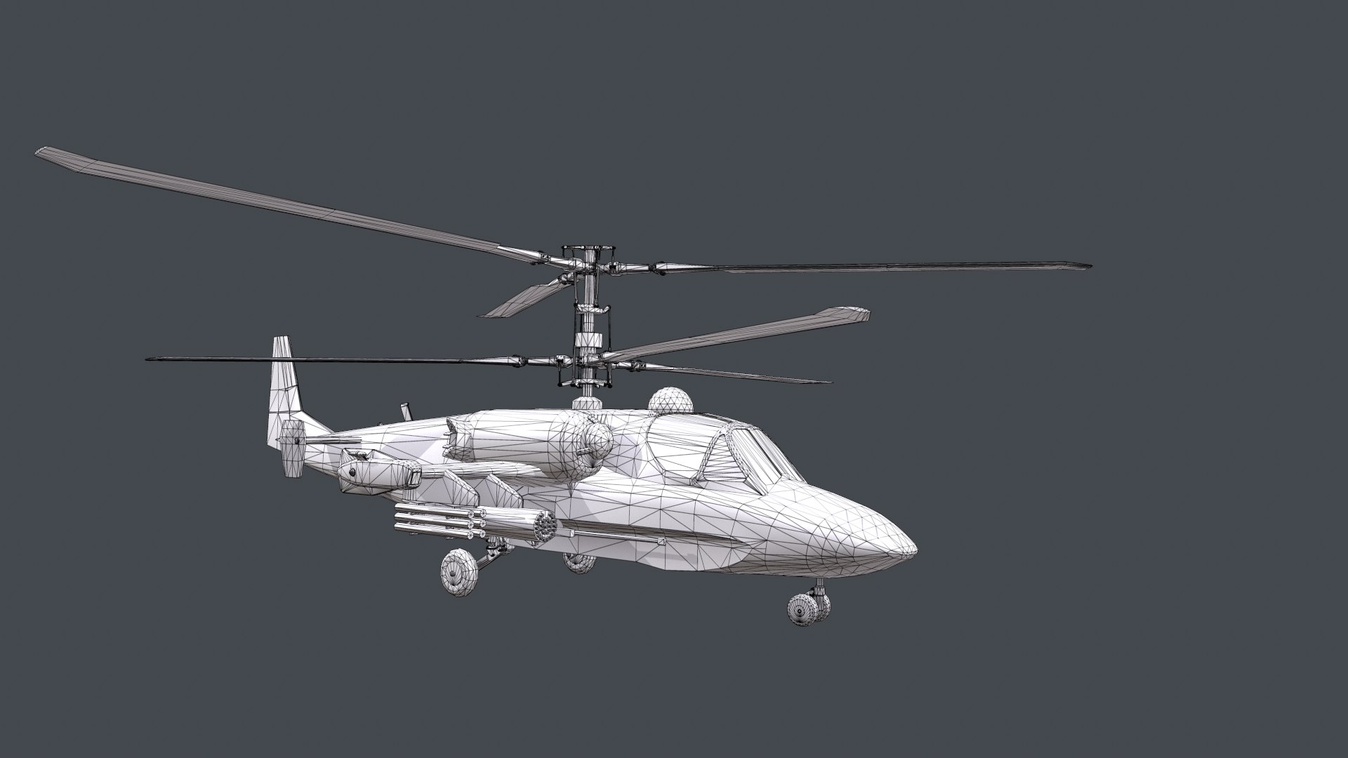 3D Model Helicopter Black Shark - TurboSquid 1462995