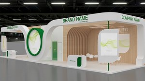 3D Model Exhibition Booth3